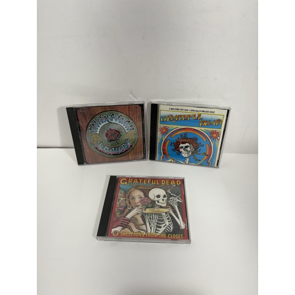 Grateful Dead CD Lot Of 3 American beauty Skeletons From Closed 2 Record Set On1